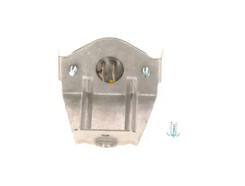 BOSCH Abgassensor in metallischer Ausführung mit Anschlussöffnung und zwei Kontaktstiften, ausgestattet mit Schraublöchern zur Befestigung.
